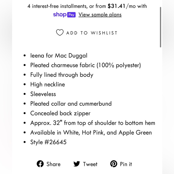 NWT Mac Duggal Pleated Halter Neck Mini Dress in Apple Green - Picture 6 of 14